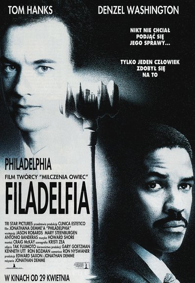 Plakat Filmu Filadelfia (1993) [Dubbing PL] - Cały Film CDA - Oglądaj online (1080p)
